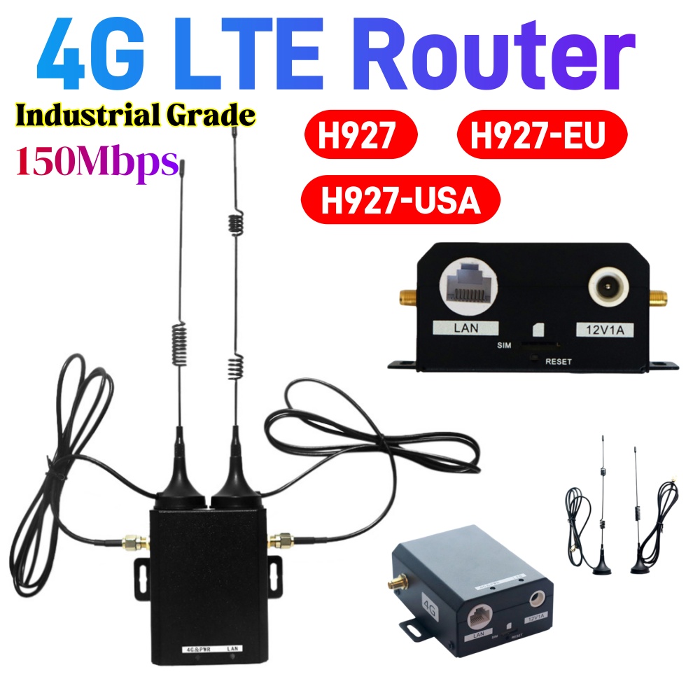 4G Lte Router Sim - H927 WLAN-Router Industriequalität 4G LTE SIM-Karten-Router