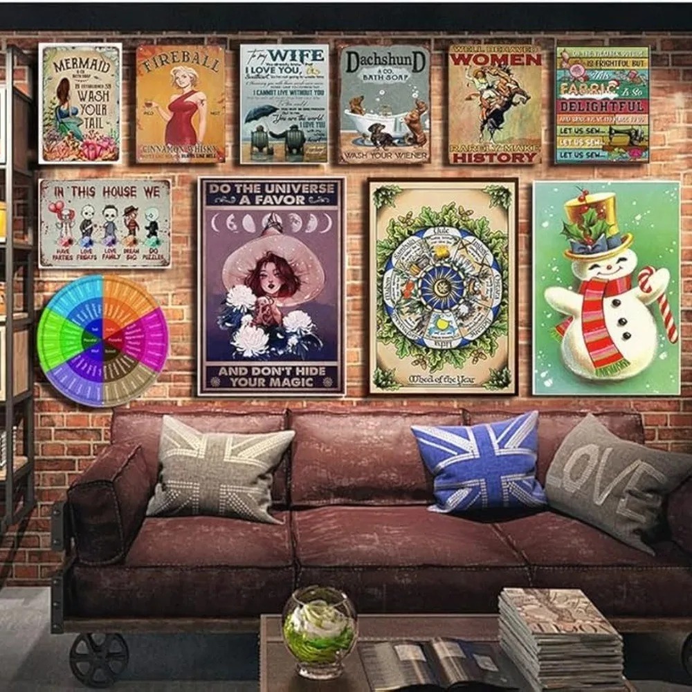 CIFBUY Retro Industrial 2D Fla – Tech Office Wall Bewertung und Preis