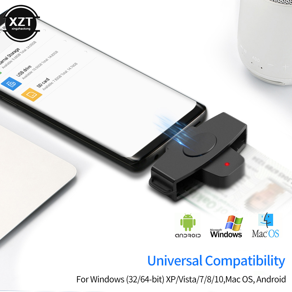 USB Typ C Intelligenter Tragba – Smart Card Reader Bewertung und Preis