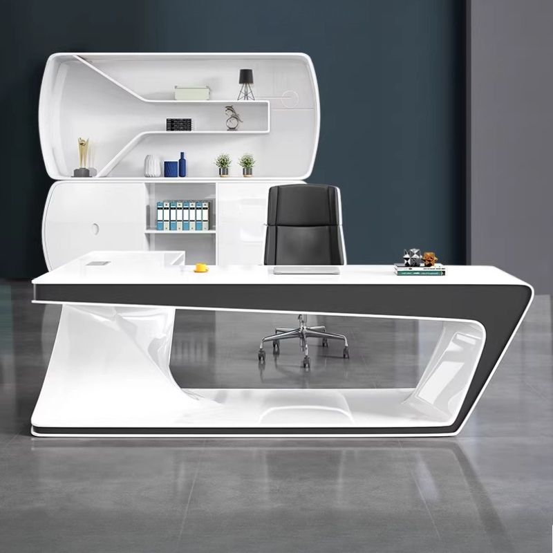 Moderner, minimalistischer L-f – Office Tech Design Bewertung und Preis