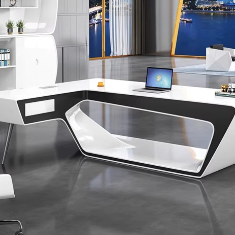 Moderner, minimalistischer L-f – Office Tech Design Bewertung und Preis