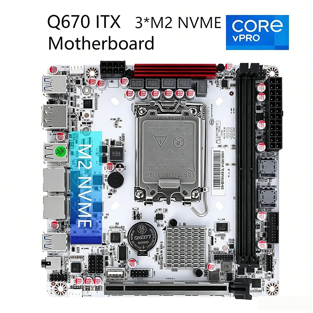 Q670 ITX NAS Motherboard-Kit,  – Office Tech Products Bewertung und Preis