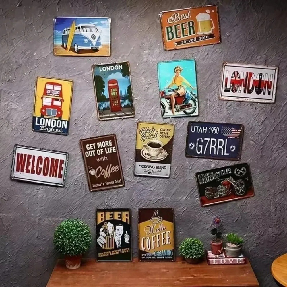 CIFBUY Retro Industrielles 2D  – Tech Office Wall Bewertung und Preis