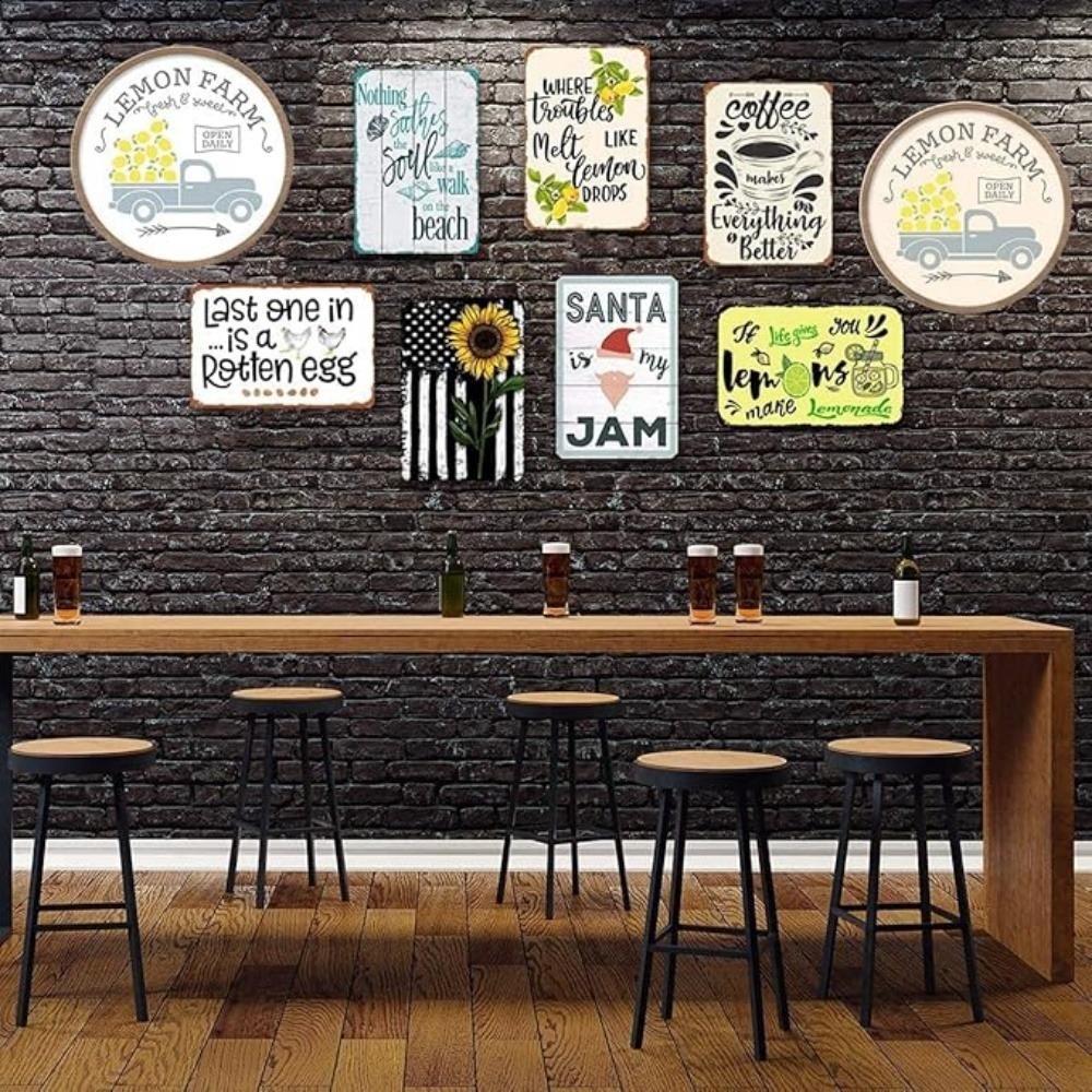 CIFBUY Retro Industrielles 2D  – Tech Office Wall Bewertung und Preis