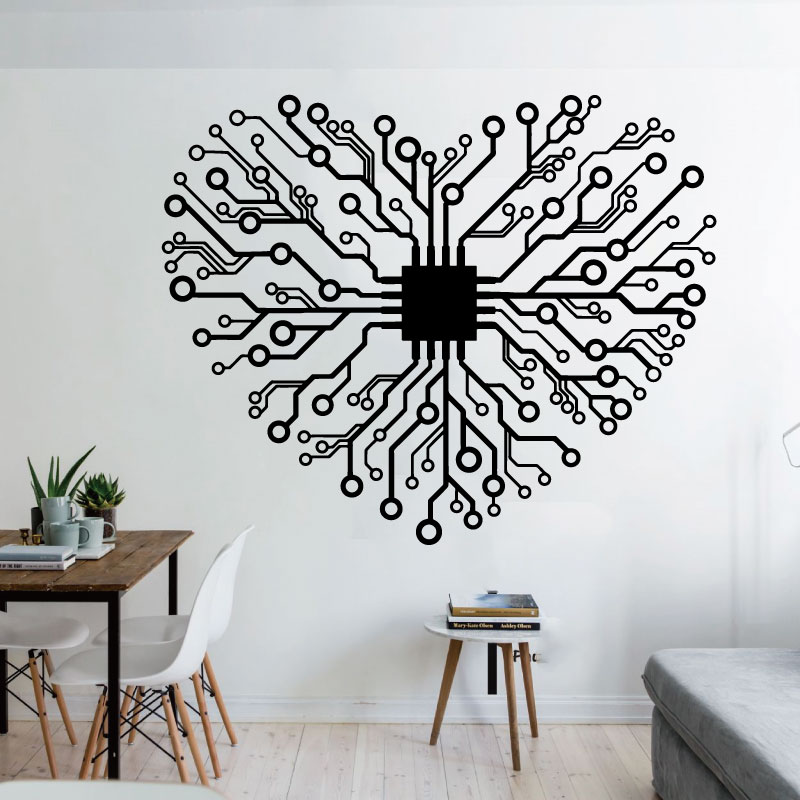 Love Chip Tech Company Büro Vi – Tech Office Wall Bewertung und Preis
