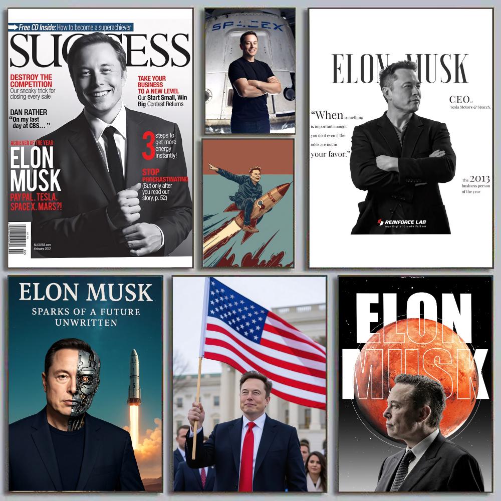 Elon Musk Dogefather Technolog – Tech Office Wall Bewertung und Preis