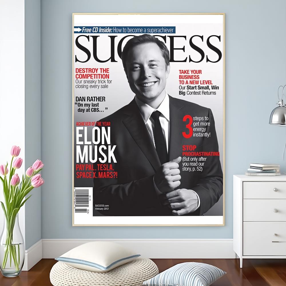 Elon Musk Dogefather Technolog – Tech Office Wall Bewertung und Preis